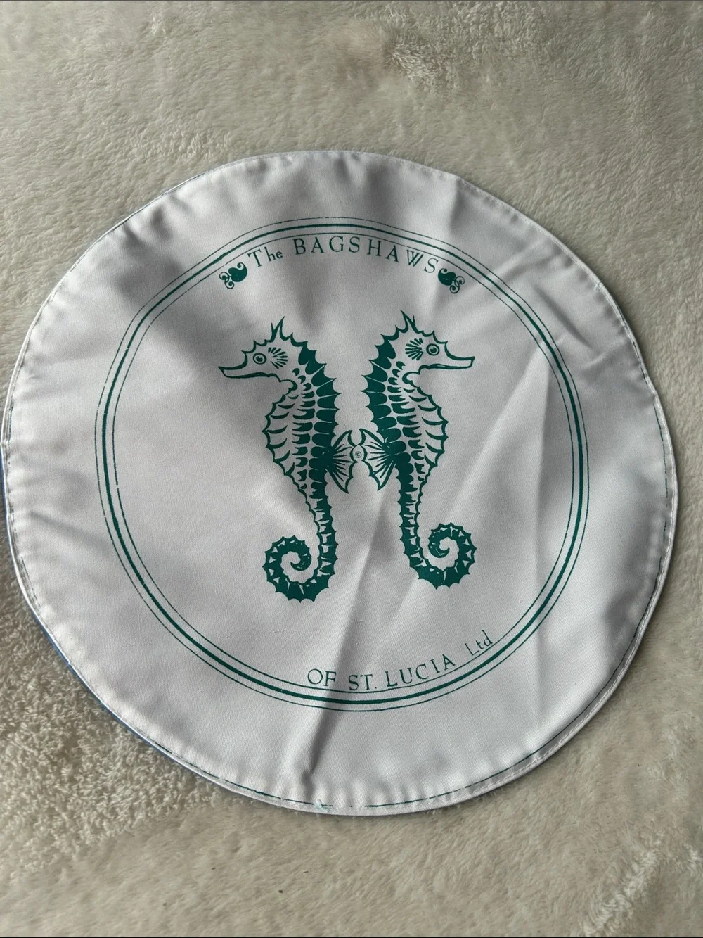 Bagshaw of St. Lucia snowflake placemat